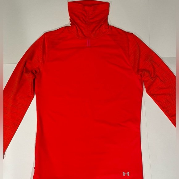 Women’s UNDER ARMOUR Half Zip Semi-Fitted Sweater Size: M Color: Deep C… - Picture 3 of 12
